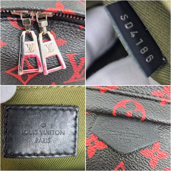 ✨️Authentic Louis Vuitton Infrarouge PM Palm Springs Red Monogram Backpack - Picture 16 of 16